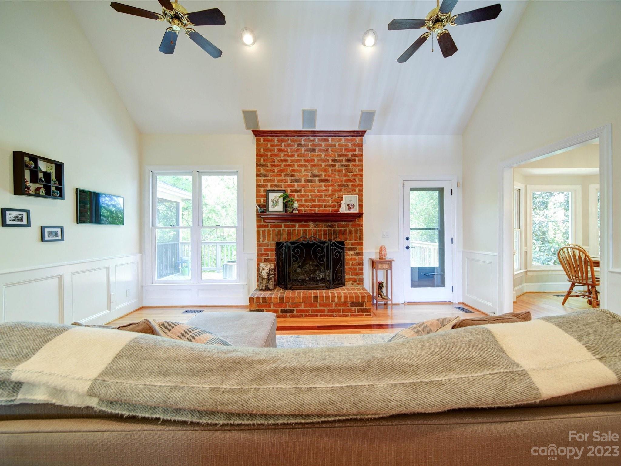 536 Beacon Knoll Lane Fort Mill, SC 29708 - Photo 5 of 45 a bedroom with a bed and glass windows