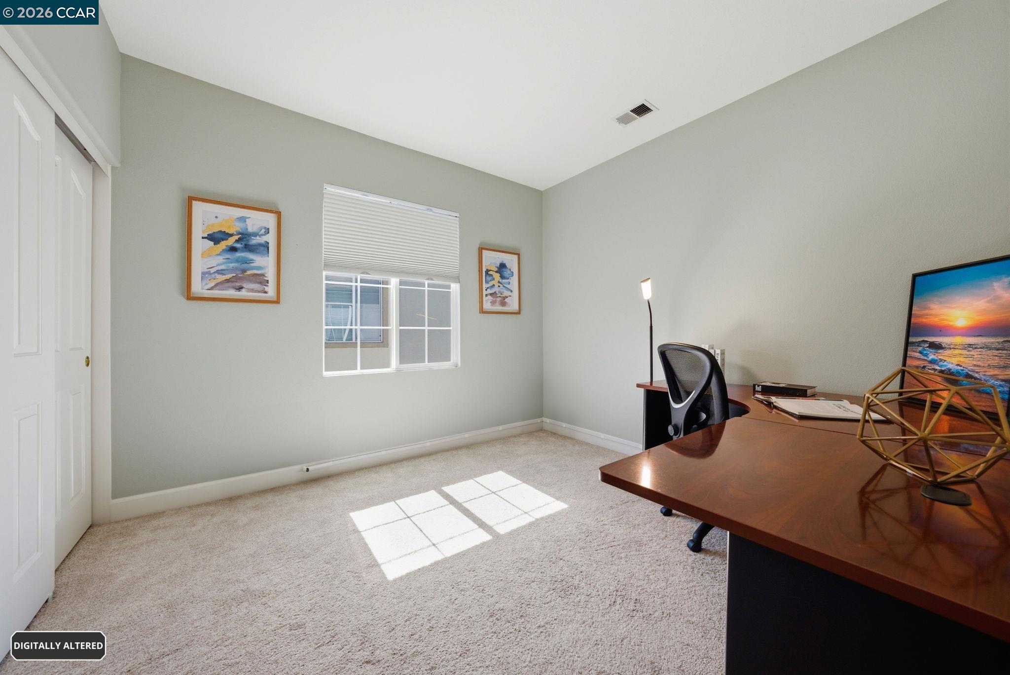 5324 Swainsons Court Concord, CA 94521 - Photo 35 of 59 a view of a workspace with furniture and a window