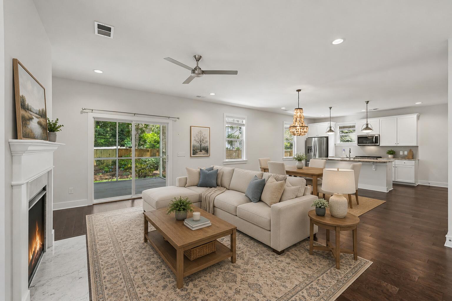 1514 Grimball Road Charleston, SC 29412 - Photo 6 of 44 Grimball Great Room Staged 1
