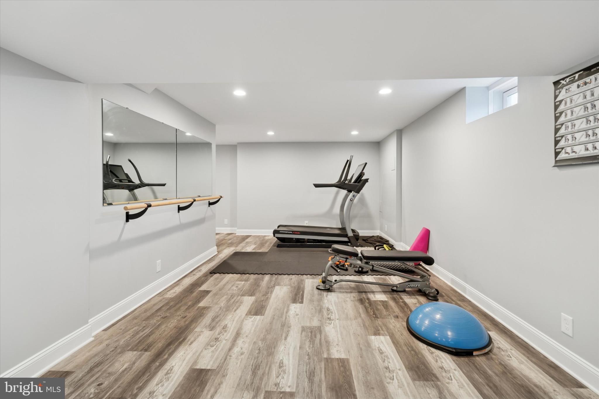 124 Bennington Road Phoenixville, PA 19460 - Photo 46 of 54 a view of a room with gym equipment