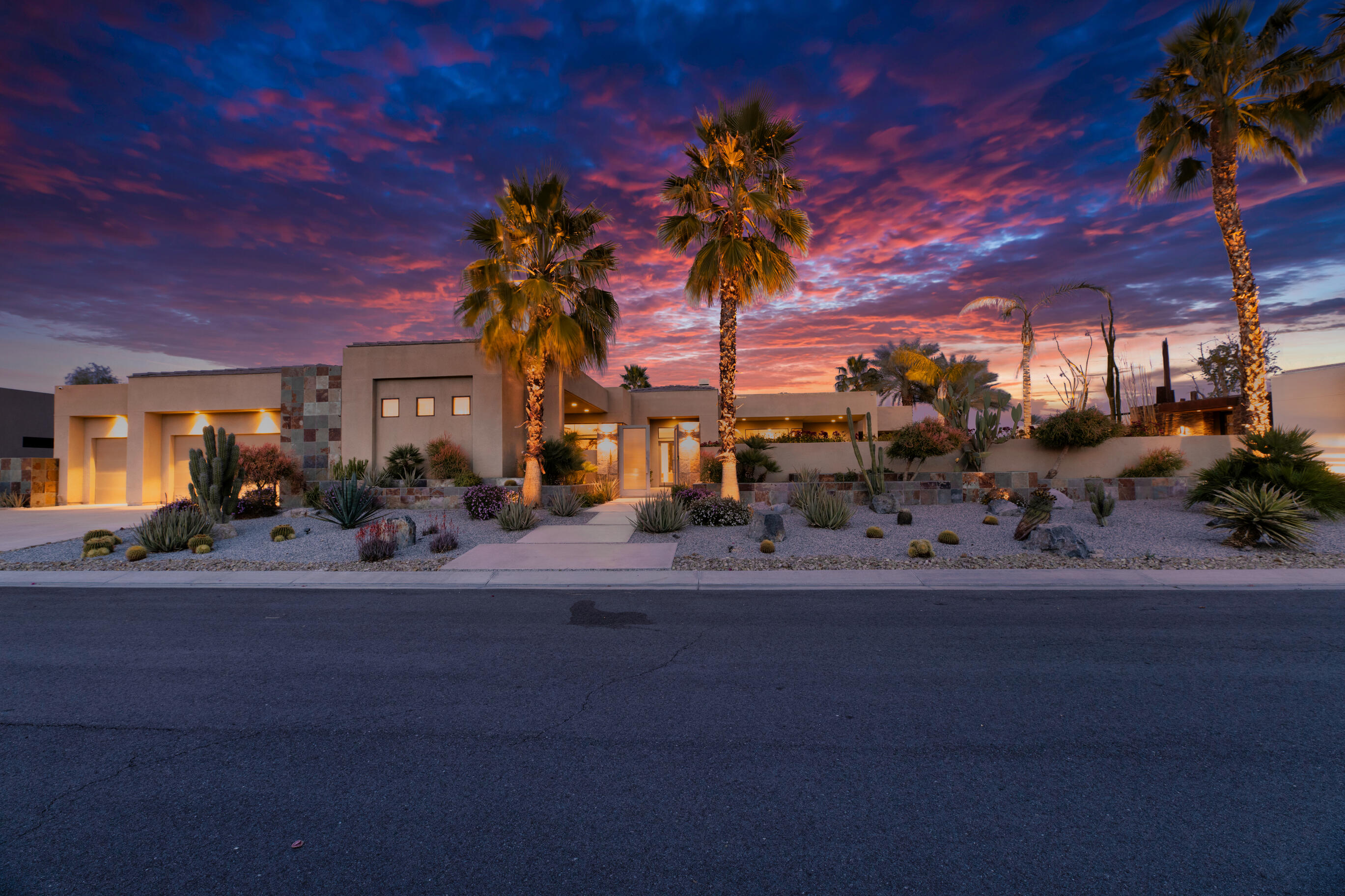 29 Sun Ridge Circle Rancho Mirage, CA 92270 - Photo 52 of 57 a view of a street with a building in the background