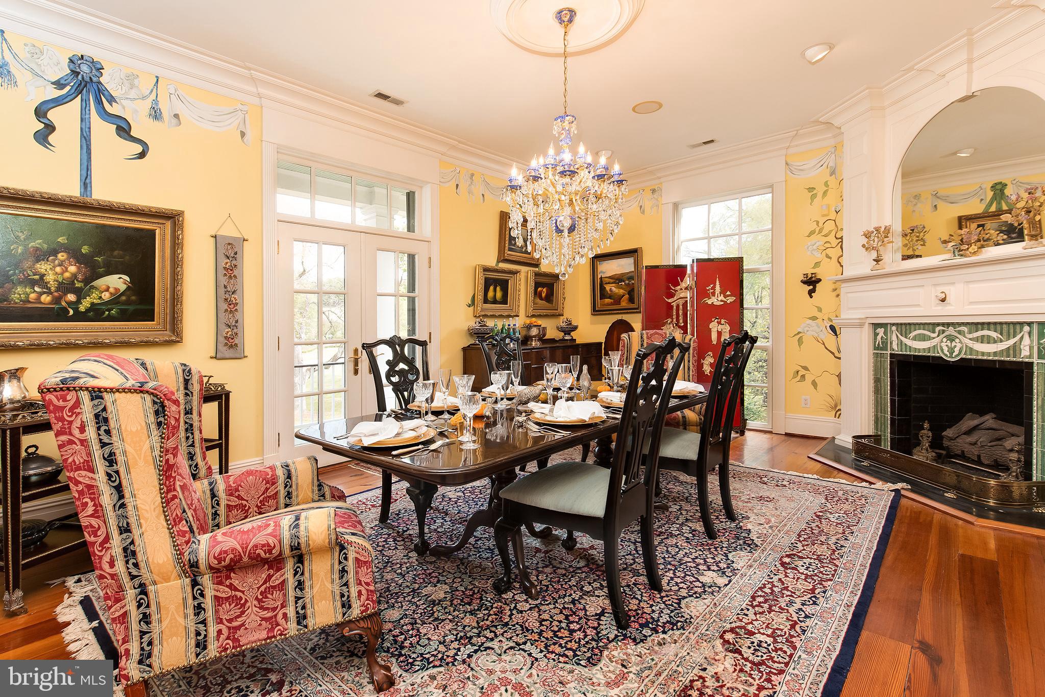 575 Lee Road Crozier, VA 23039 - Photo 22 of 45 Formal dining room - Masonry fireplace -gas insert