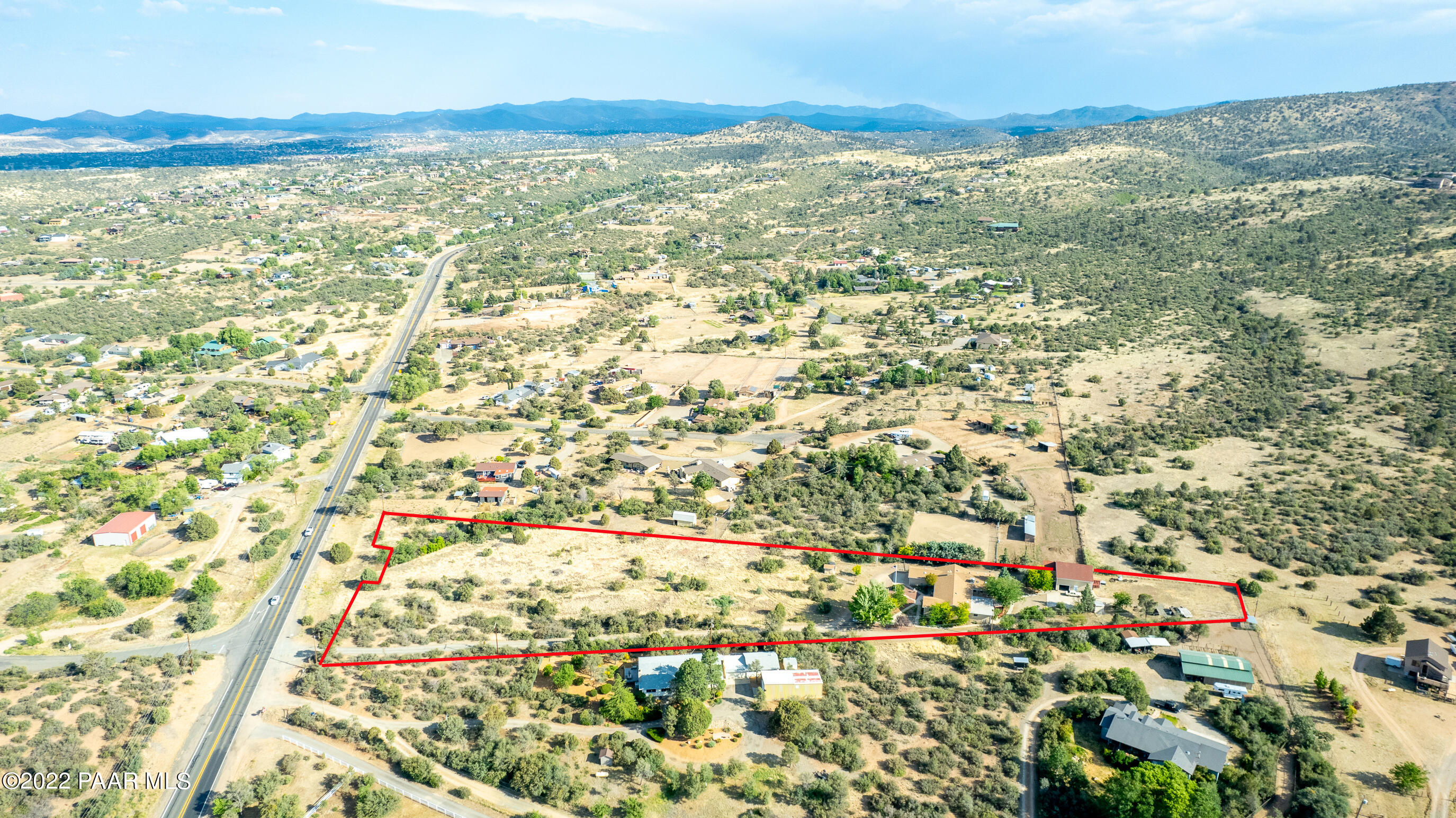 6050 North Williamson Valley Road Prescott, AZ 86305 - Photo 56 of 59 Aerial to South