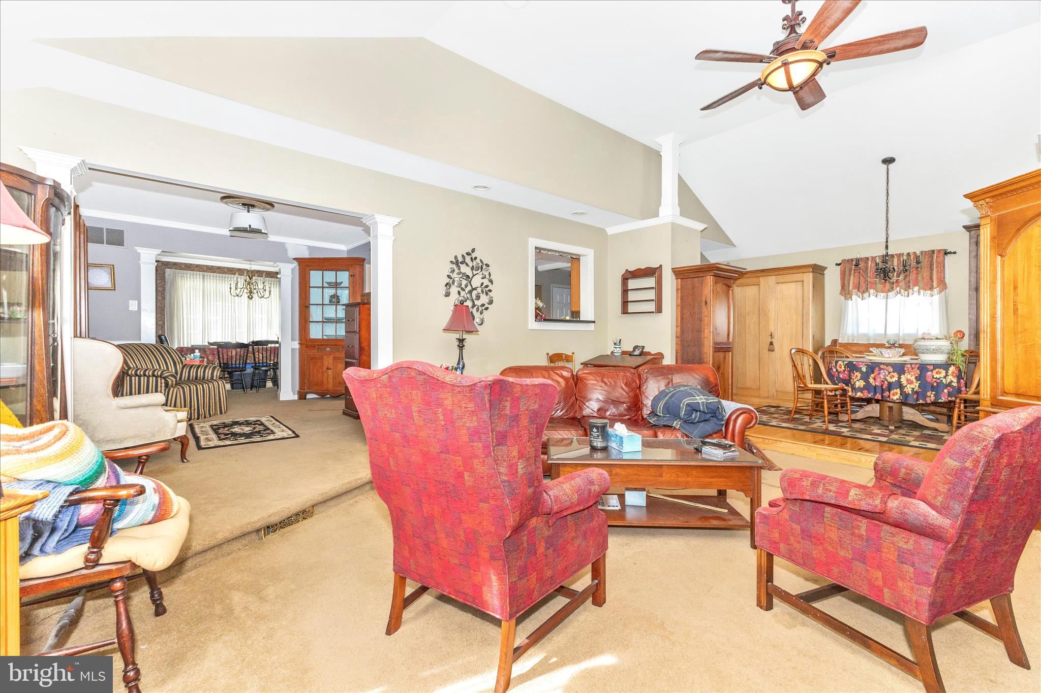 1111 Cummings Avenue Baltimore, MD 21228 - Photo 8 of 48 a living room with furniture kitchen view and a large window