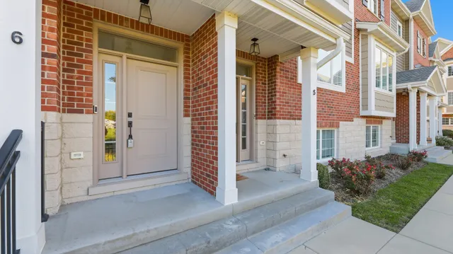 a view of front door of house