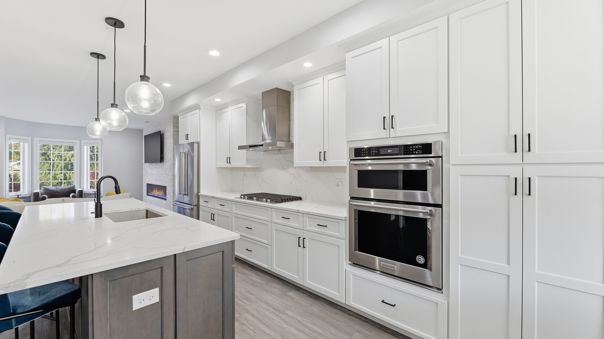416 North Cass Avenue, Unit 6 Westmont, IL 60559 - Photo 4 of 24 a kitchen with stainless steel appliances granite countertop a sink a stove and a refrigerator