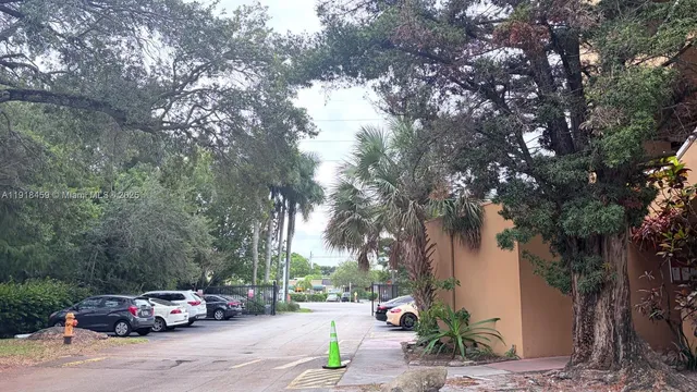 a car parked on the side of a street