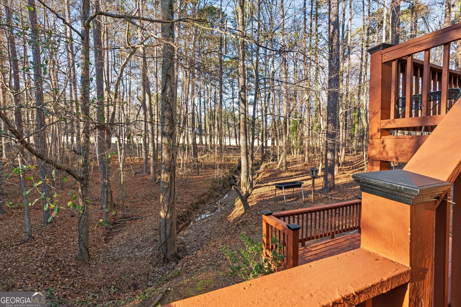 4051 Golfview Court Villa Rica, GA 30180 - Photo 40 of 77 a view of roof deck with wooden fence