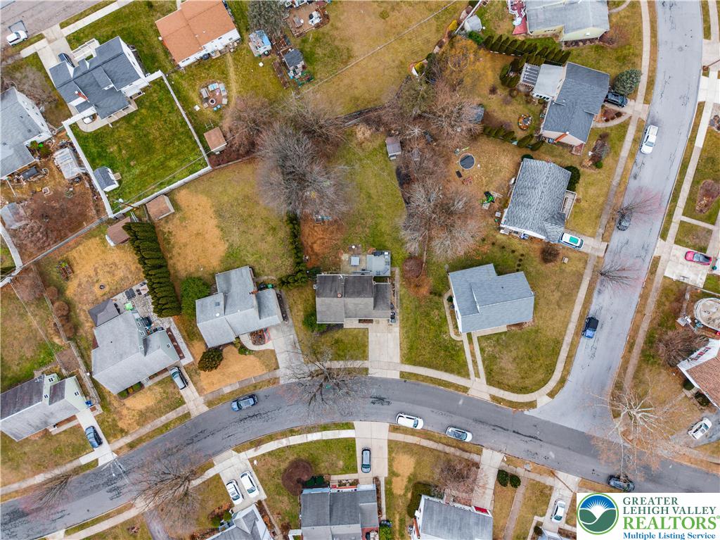 1937 Greenleaf Street Bethlehem, PA 18017 - Photo 41 of 45 an aerial view of residential house with outdoor space and swimming pool