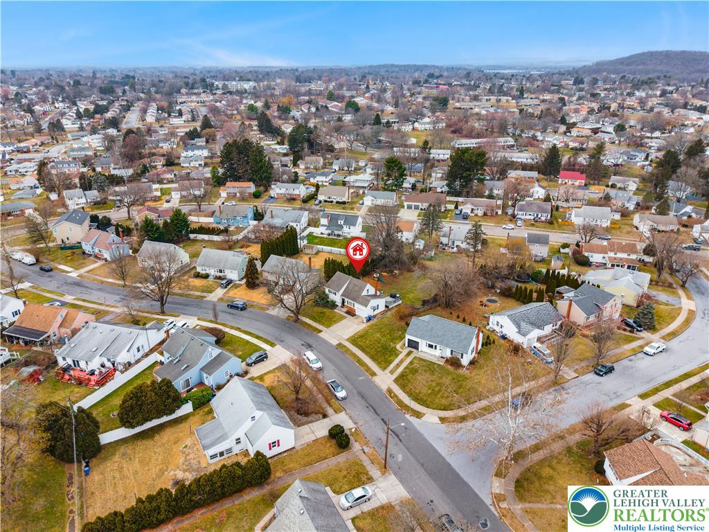 1937 Greenleaf Street Bethlehem, PA 18017 - Photo 43 of 45 an aerial view of residential houses with outdoor space