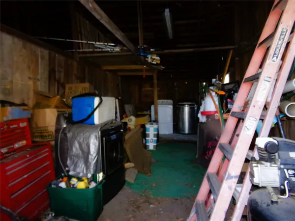 a view of storage and utility room