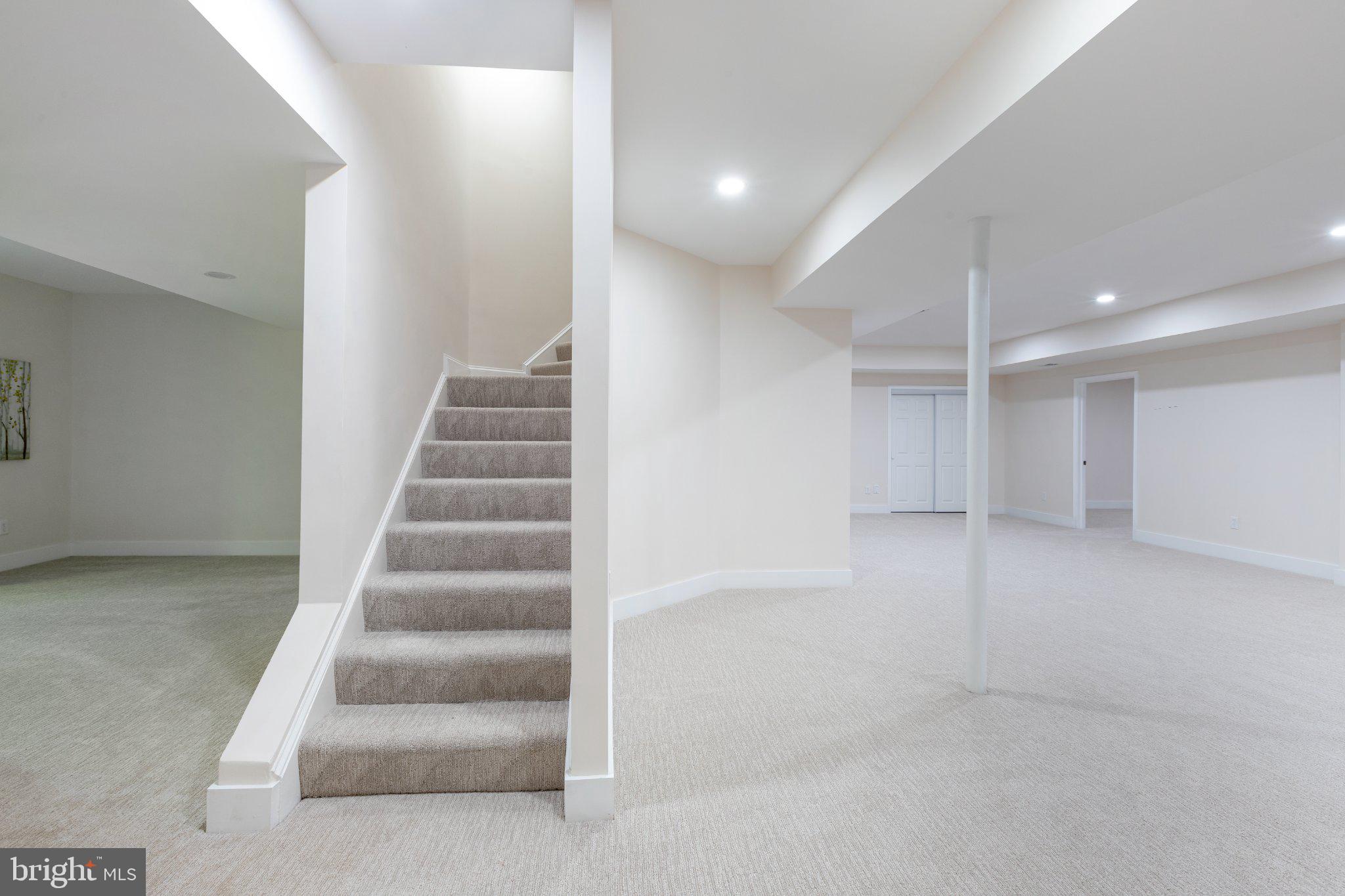 7009 Persimmon Tree Road Bethesda, MD 20817 - Photo 39 of 63 Lower Level - Direct Interior Access, New Carpet