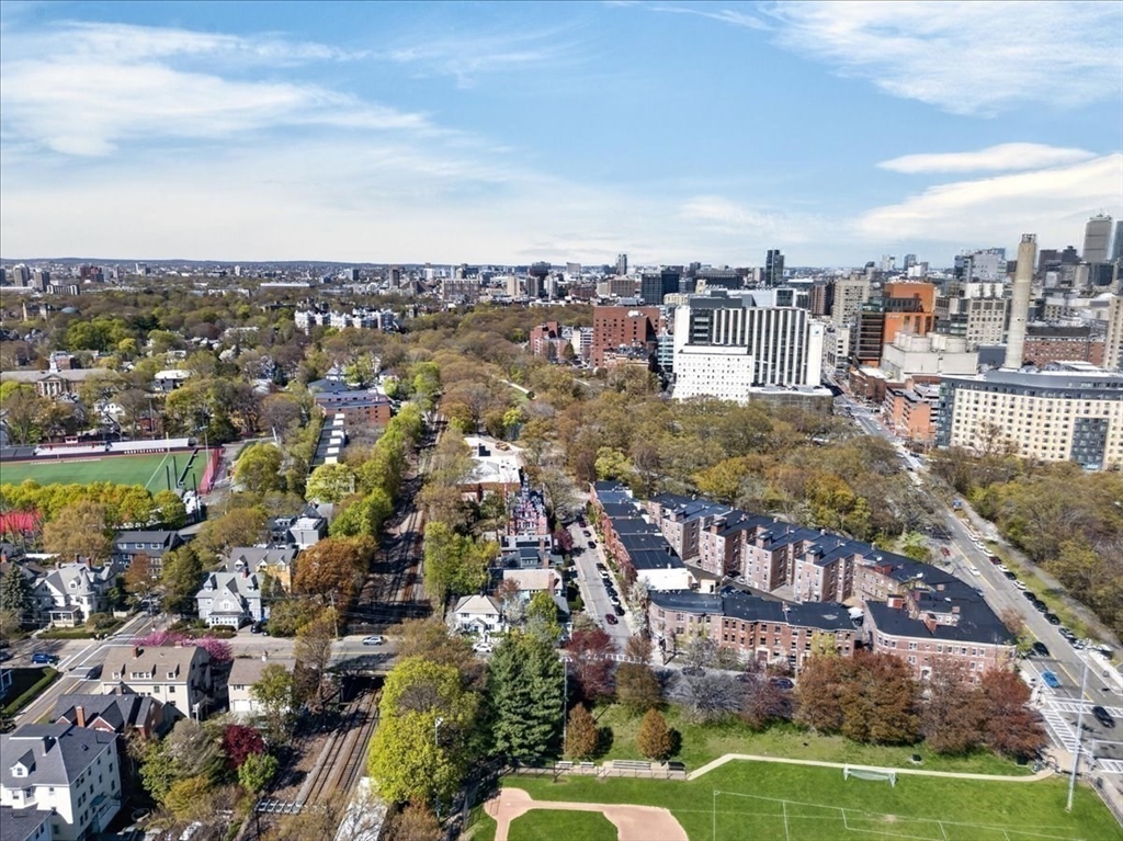 23 Netherlands Road, Unit 1 Brookline, MA 02445 - Photo 35 of 35 an aerial view of a city with lots of residential buildings