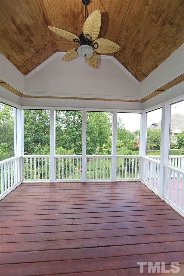 637 Competition Road Raleigh, NC 27603 - Photo 21 of 30 the Screened In Porch offers direct access from the Master Suite or from the adjacent deck off the Great room. Great place to watch a sunset!