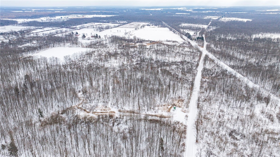 2831 South Denmark Road Jefferson, OH 44047 - Photo 13 of 18 View of snowy aerial view