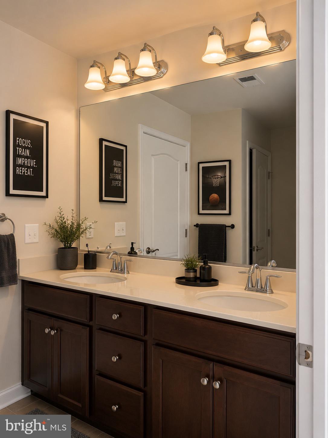 19400 Front Street Leesburg, VA 20176 - Photo 12 of 20 Elegant dual-sink bathroom oasis.
