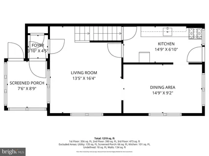 $475,000 | 514 Powhatan Place Northwest, Washington, DC 20011