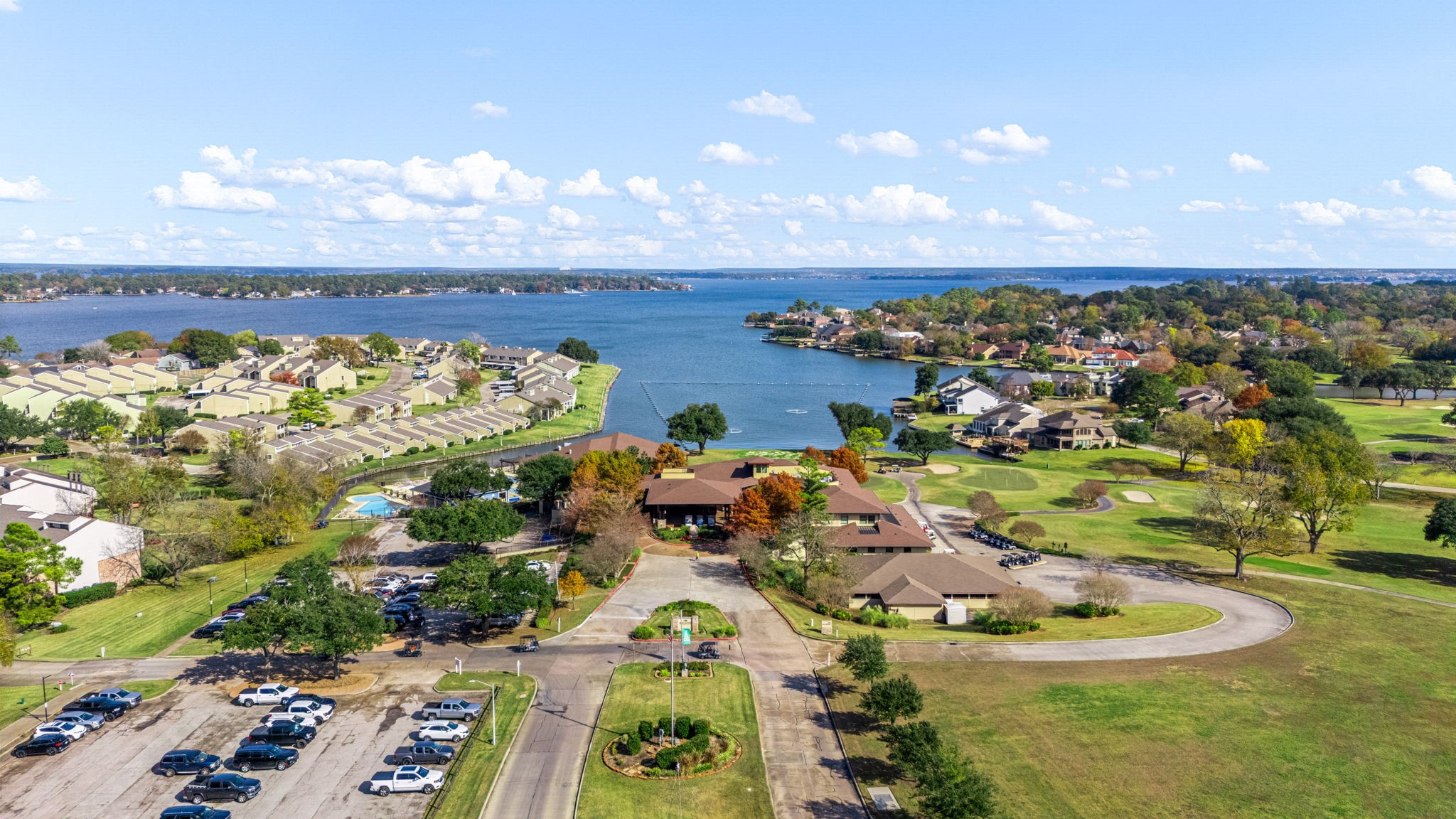 86 Dawns Edge Conroe, TX 77356 - Photo 44 of 50 an aerial view of residential houses with outdoor space