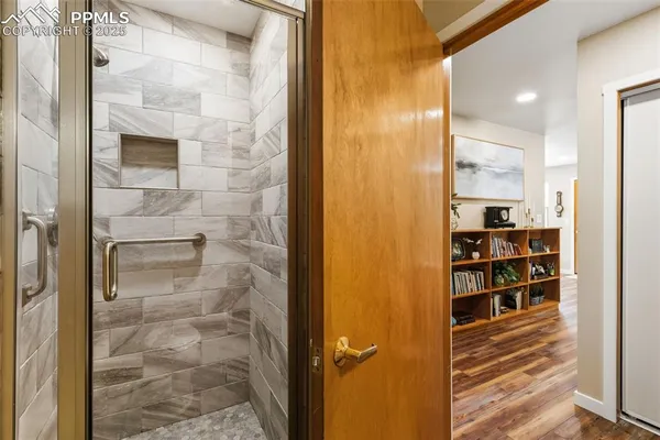 a view of a bathroom