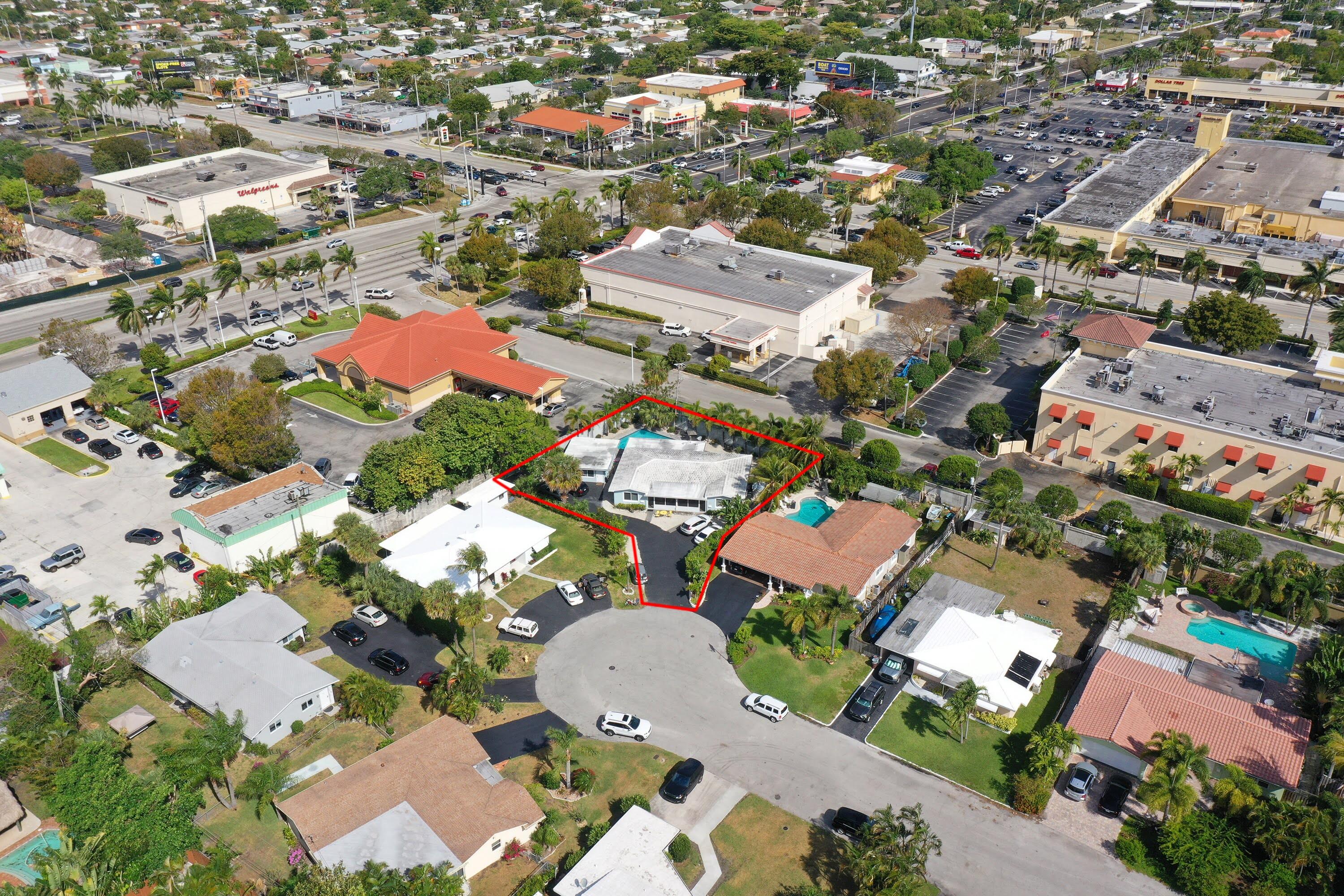 Undisclosed Address Lighthouse Point, FL 33064 - Photo 15 of 16 an aerial view of residential houses with outdoor space