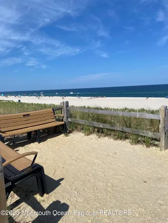 a view of an ocean beach