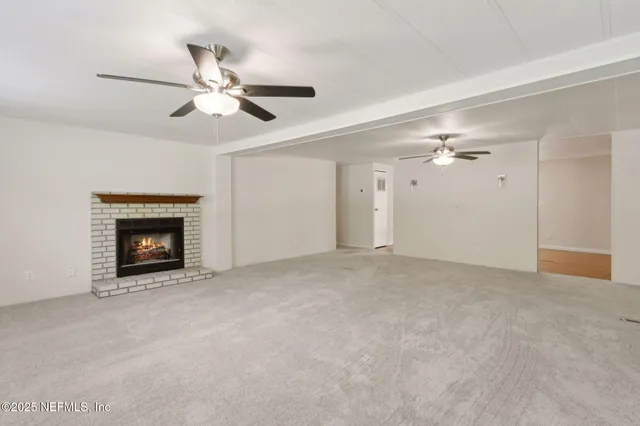 a view of a park with entertaining space