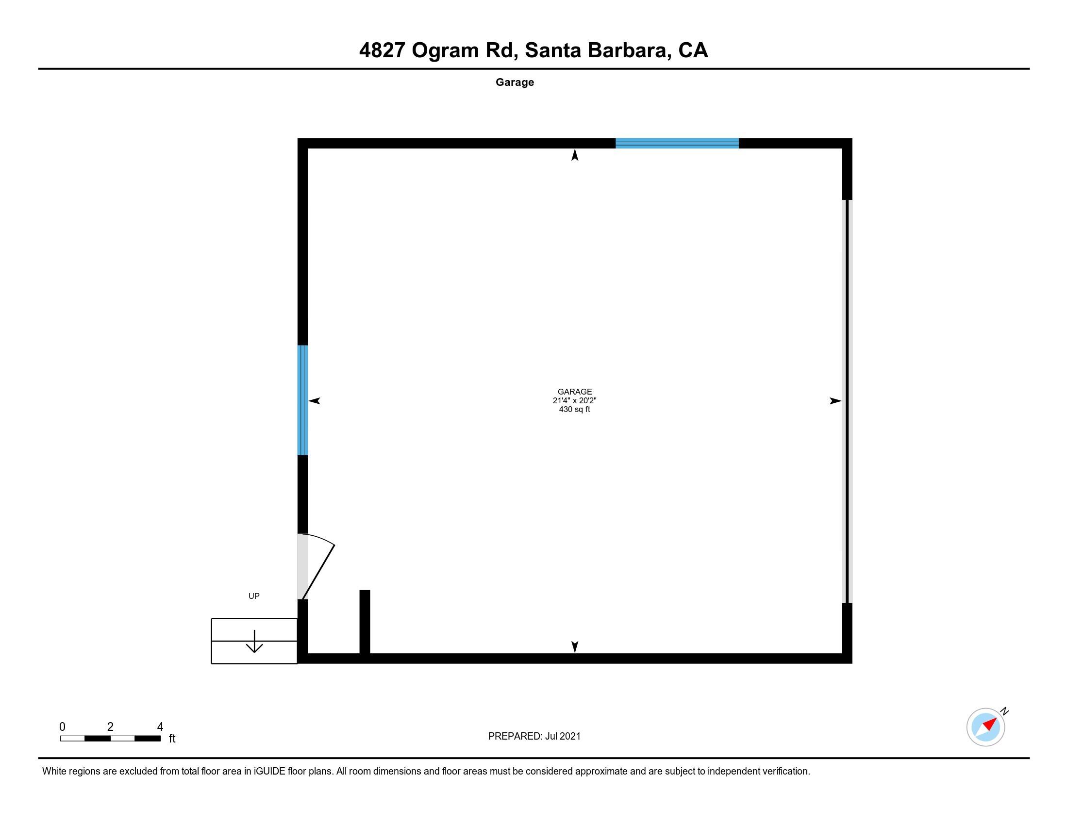 4827 Ogram Road Santa Barbara, CA 93105 - Photo 37 of 37 Floor Plan 2