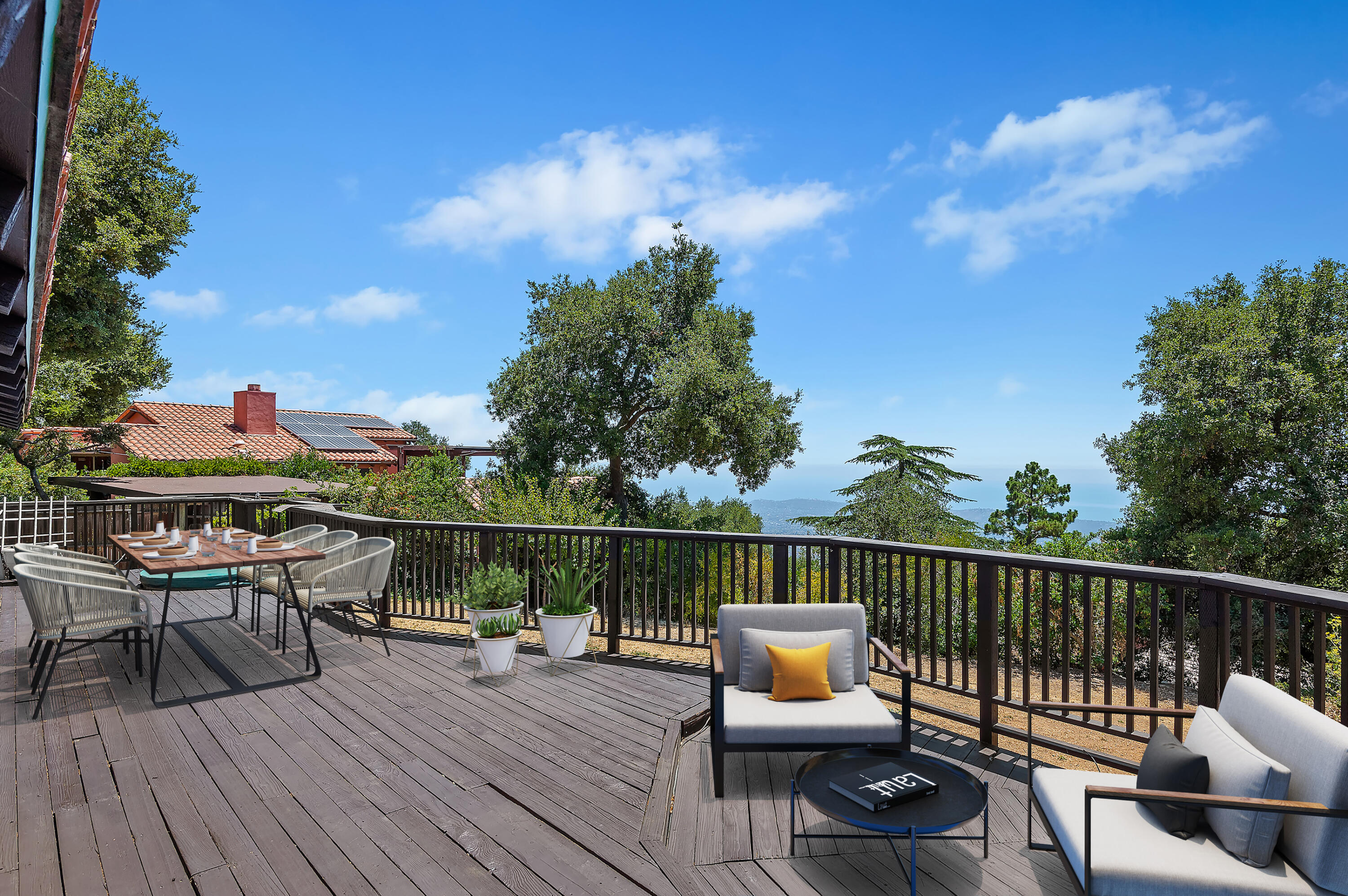 4827 Ogram Road Santa Barbara, CA 93105 - Photo 10 of 37 07 - Rear Deck (Virtual)