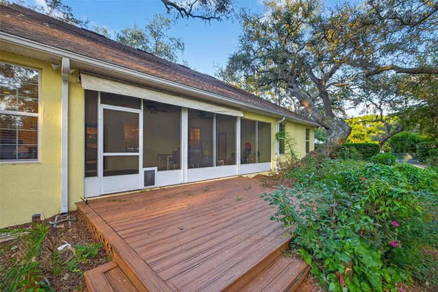 front view of a house with a garden