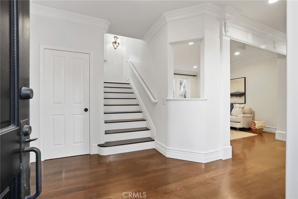 18 Lyon Newport Coast, CA 92657 - Photo 6 of 55 a view of a room with white walls and stairs