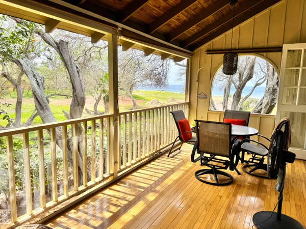 a view of an outdoor space with a lake view