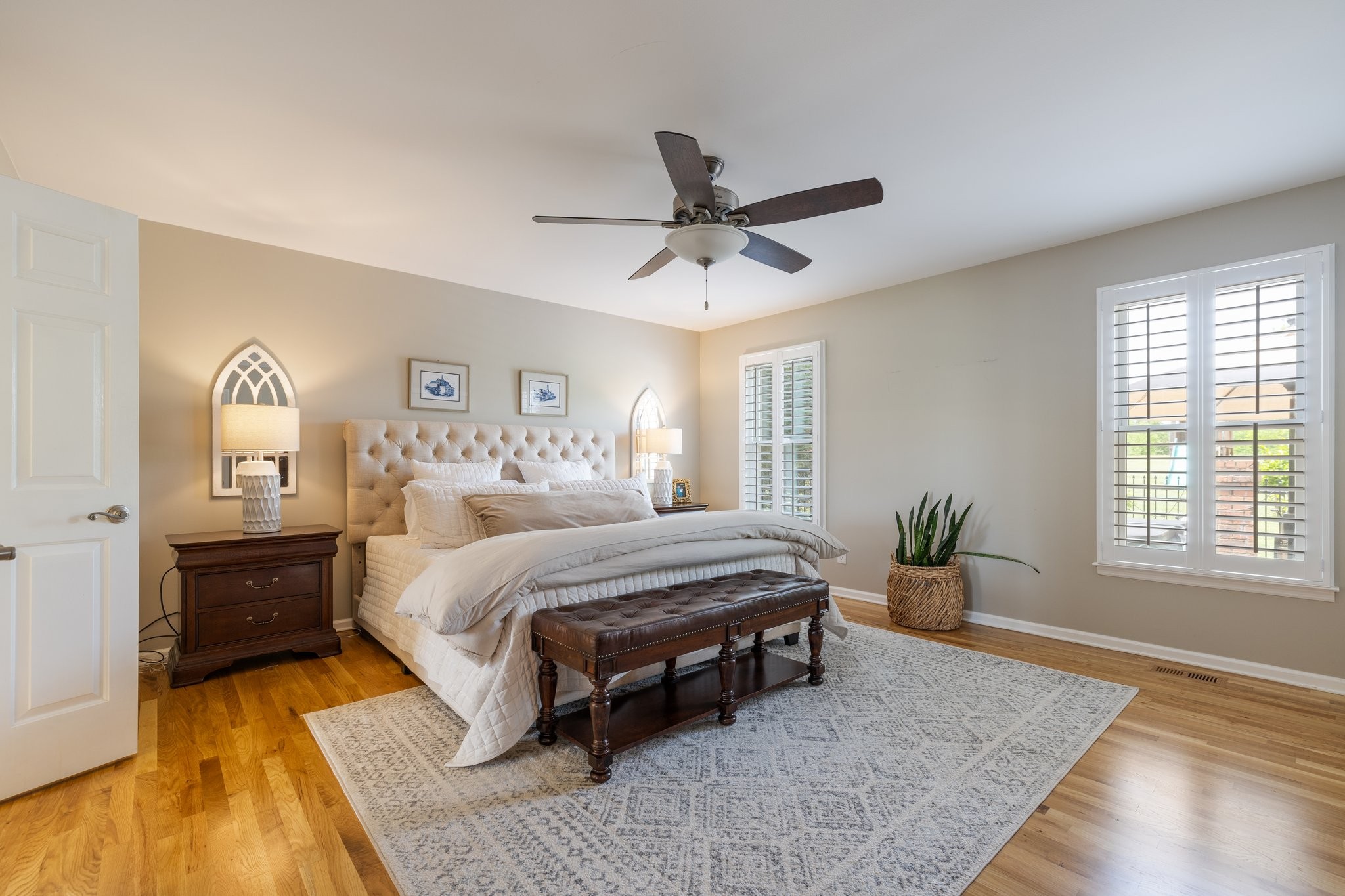 6223 Ladd Road Franklin, TN 37067 - Photo 26 of 67 a spacious bedroom with a large bed and a window