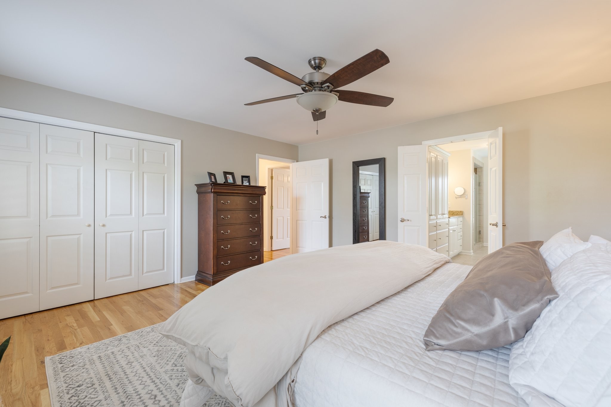 6223 Ladd Road Franklin, TN 37067 - Photo 27 of 67 a bed room with a bed and a ceiling fan