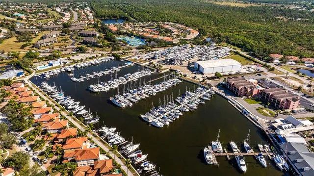 an aerial view of a multi story residential apartment building