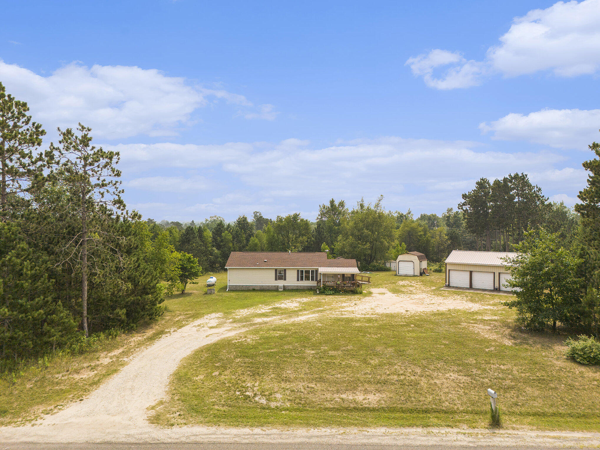 12375 9 Mile Road Kaleva, MI 49645 - Photo 17 of 30 Aerial