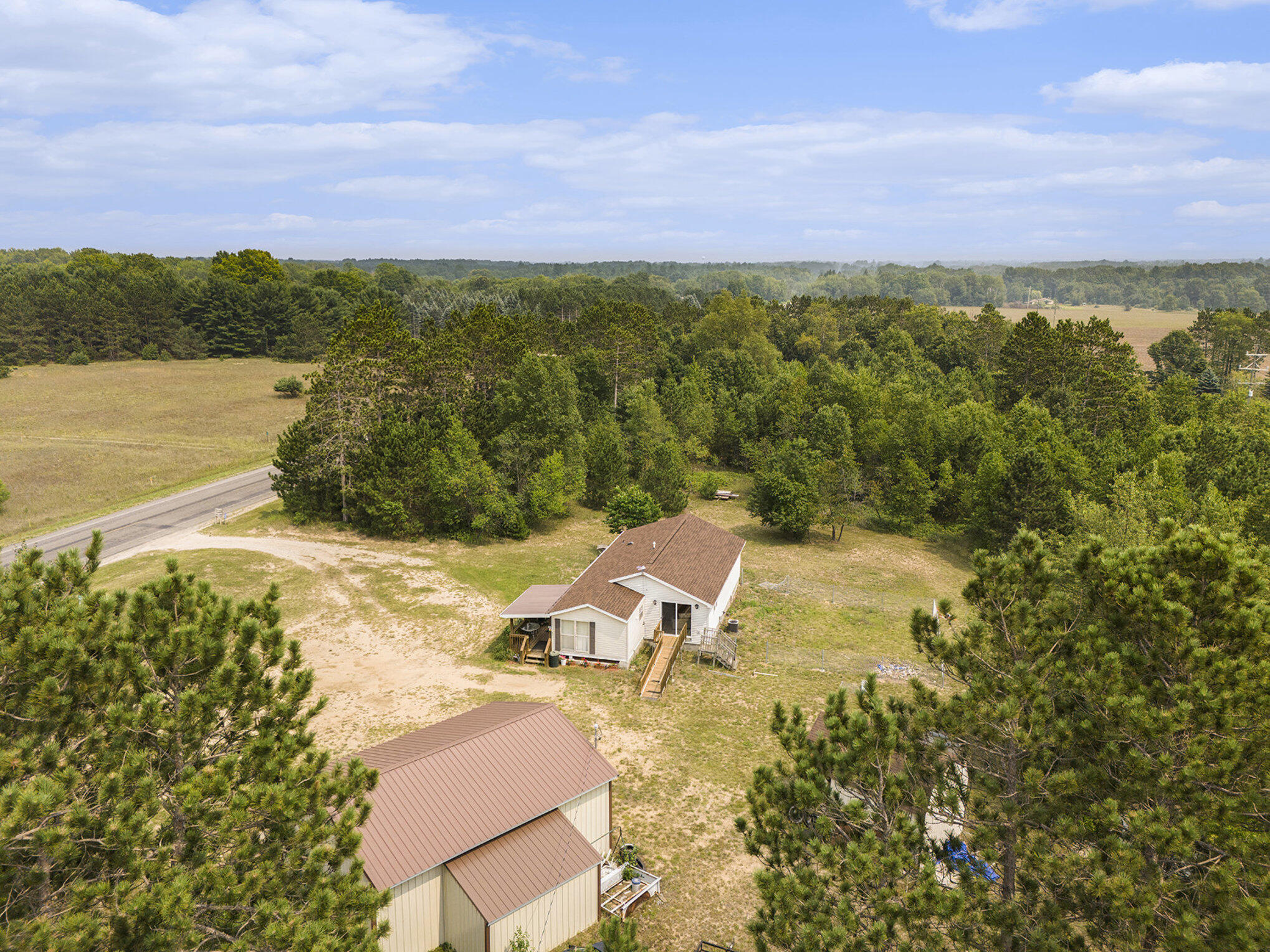 12375 9 Mile Road Kaleva, MI 49645 - Photo 18 of 30 Aerial