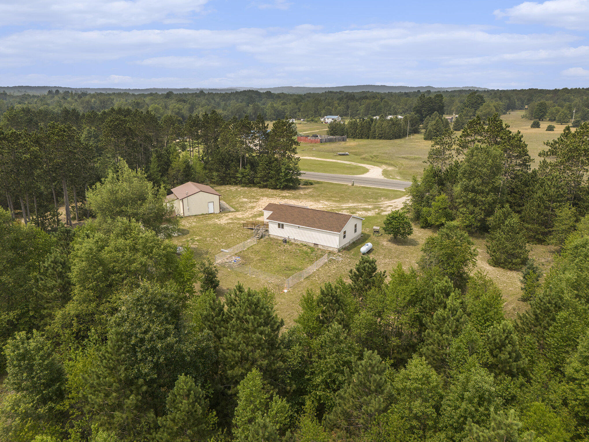 12375 9 Mile Road Kaleva, MI 49645 - Photo 19 of 30 Aerial
