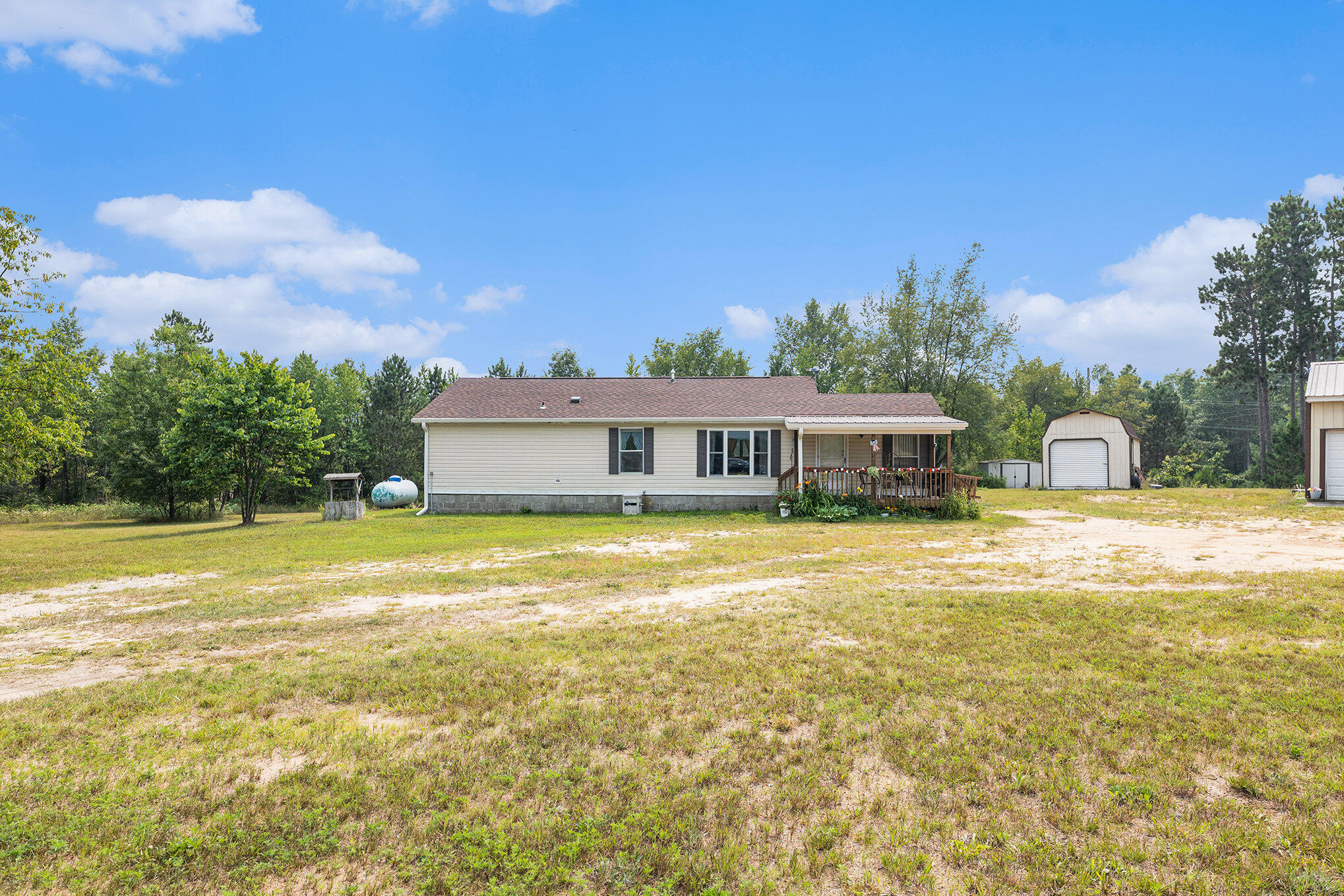12375 9 Mile Road Kaleva, MI 49645 - Photo 3 of 30 Road View