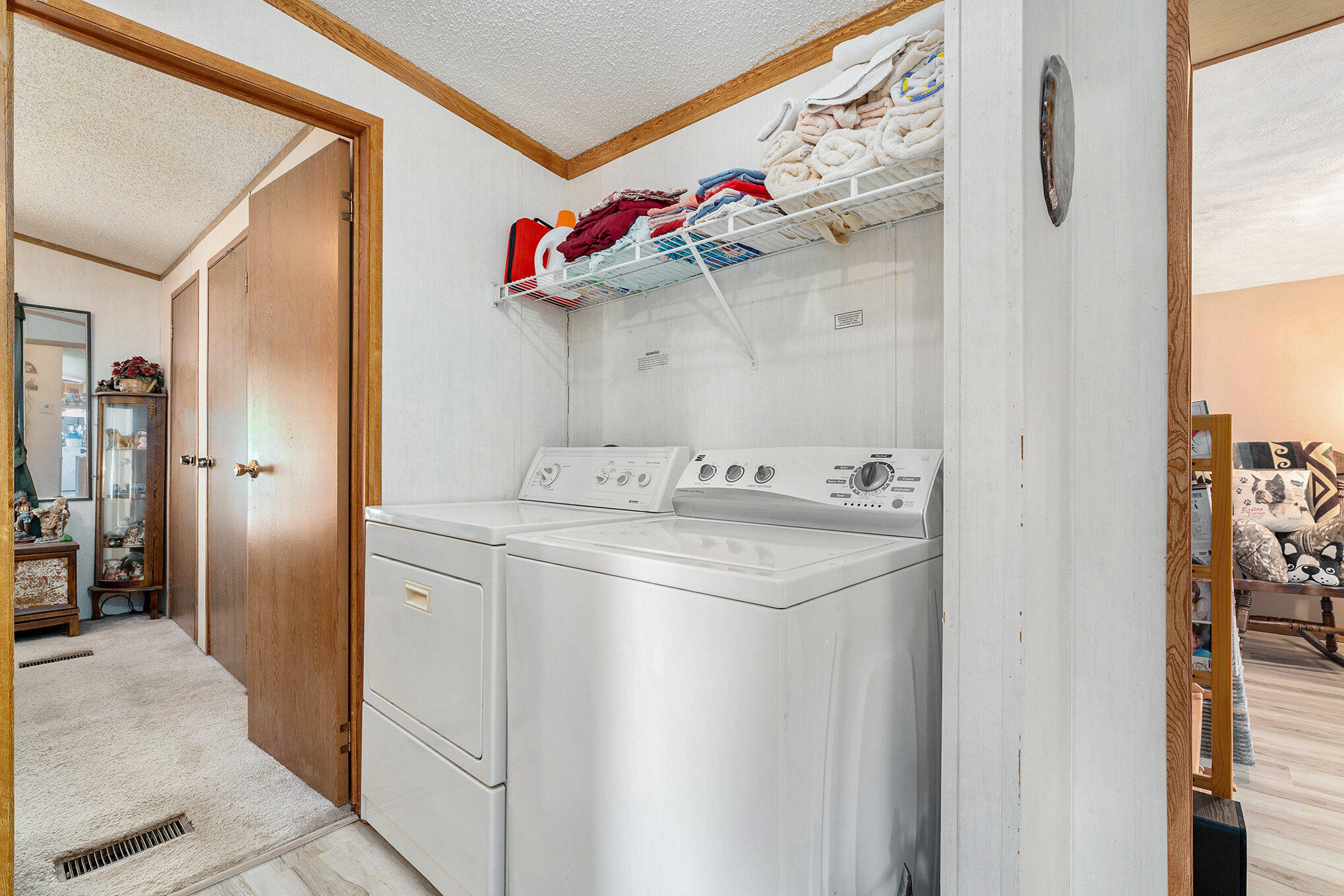 12375 9 Mile Road Kaleva, MI 49645 - Photo 10 of 30 Hallway Laundry