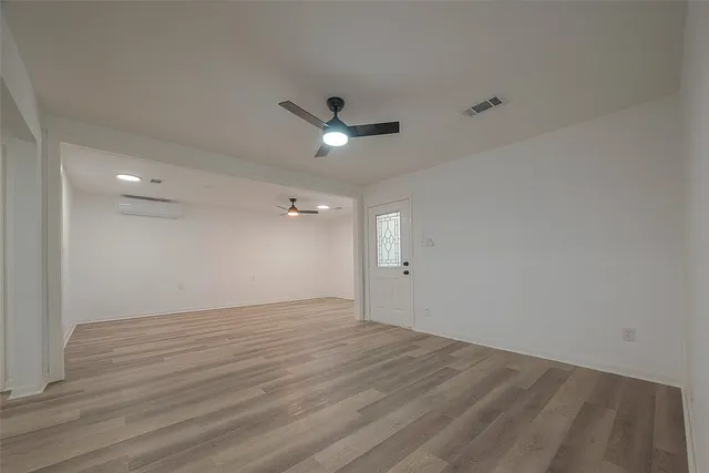 wooden floor in an empty room