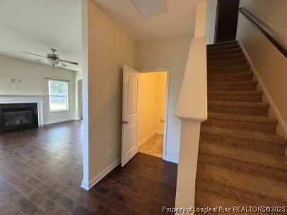 5407 Nessee Street Fayetteville, NC 28314 - Photo 4 of 22 a view of entryway and hall with wooden floor