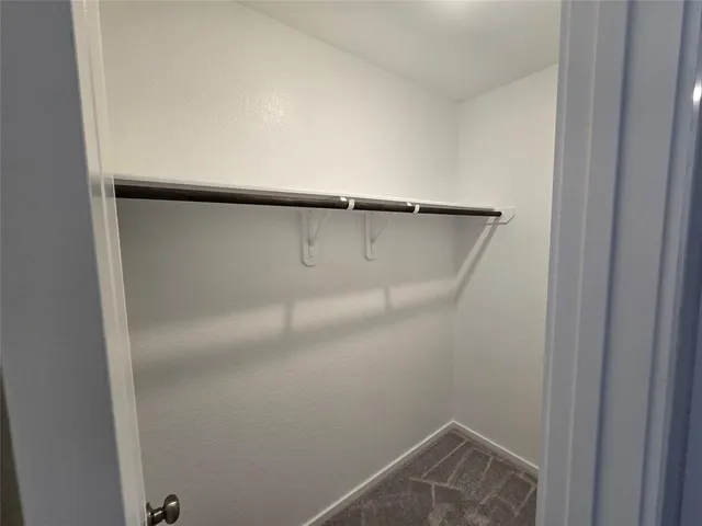 a close view of closet