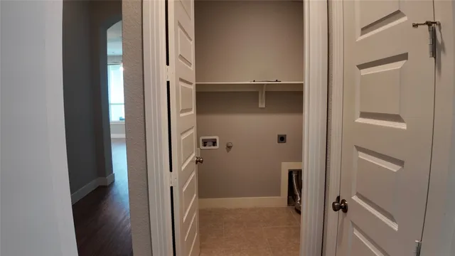 a view of closet area