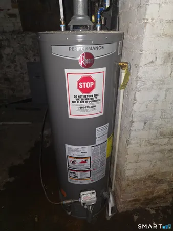 a view of water heater room