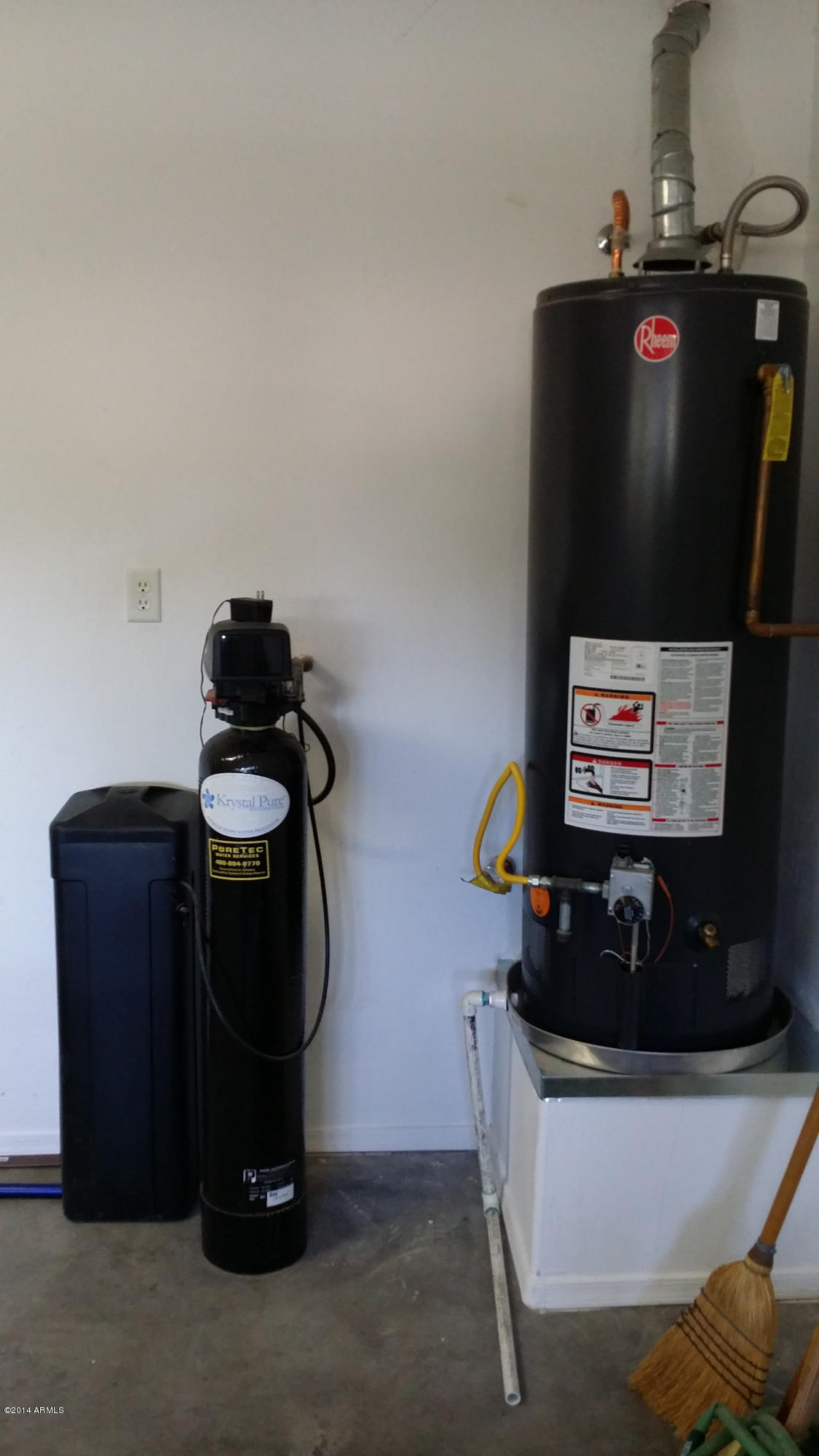 4625 East Murrieta Road Gilbert, AZ 85297 - Photo 64 of 83 Water Softener and Newer Water Heater