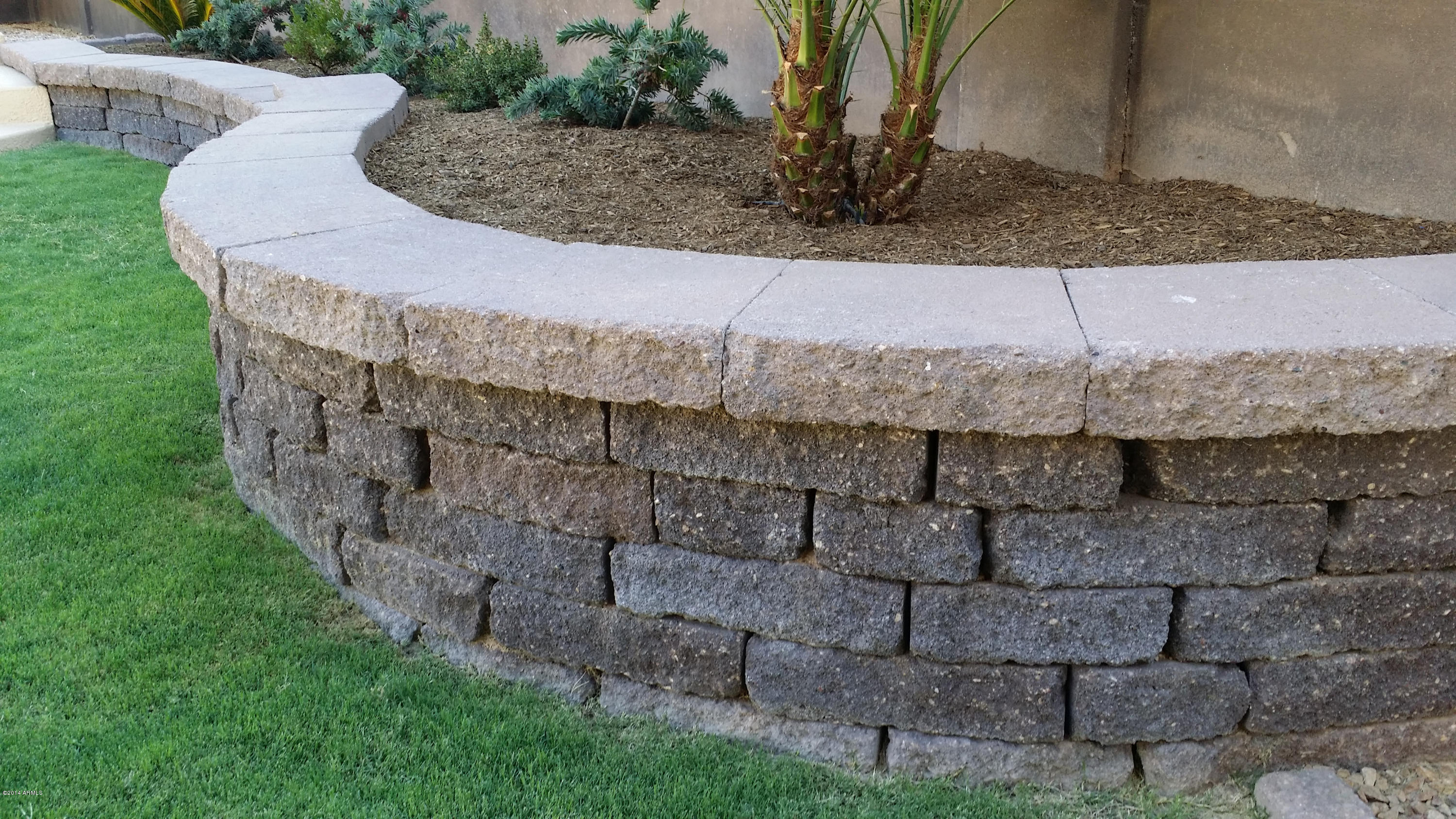 4625 East Murrieta Road Gilbert, AZ 85297 - Photo 79 of 83 Stone Paver Planters Borders Rear Yard