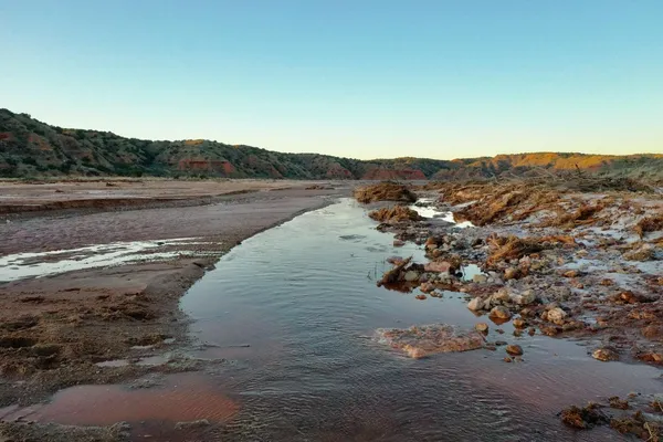 a view of an ocean and beach
