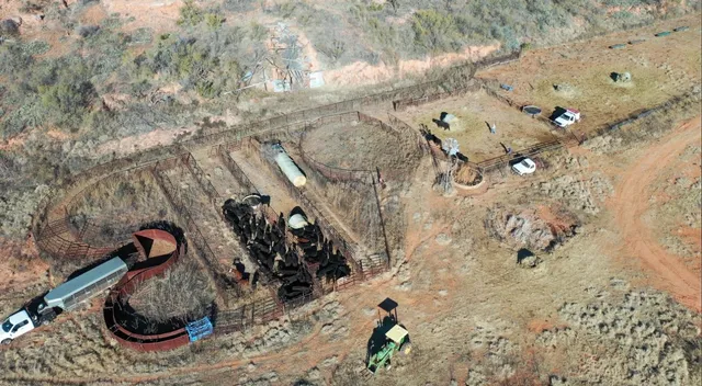 a view of a room with racks