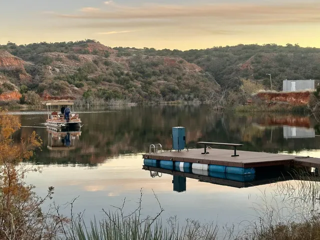 a view of a lake with a mountain
