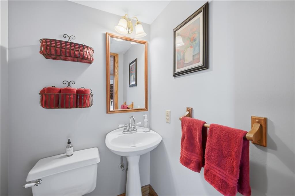 924 Mayfield Road Sharpsville, PA 16150 - Photo 19 of 49 Powder room off of garage